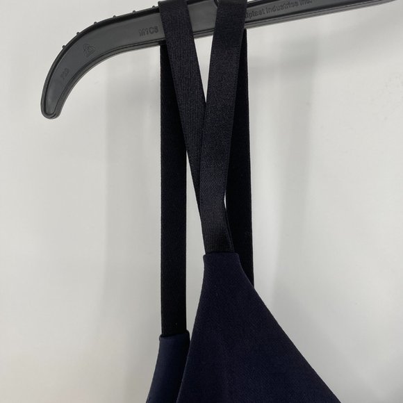 French Connection NWT Anana Whisper Jumpsuit One Piece Playsuit Utility Blue New - Picture 4 of 12